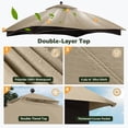 thumbnail image 3 of Toldo de repuesto para gazebo ABCCANOPY para Lowe's Allen Roth, 3 of 7