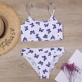 thumbnail image 5 of WOLLED Kids Girls Swimsuit Toddler Split Bathing Suit Quick Dry Beach Swimwear 7-14Y, 5 of 10
