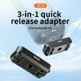 thumbnail image 2 of VRIG AC19 3-in-1 Magnetic Quick Release Adapter Base Camera Tripod, 2 of 8