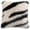 White, variant on Fennco Styles 18" x 18" Modern Animal Zebra Print Throw Pillow, White