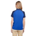 thumbnail image 2 of Team 365 TT21CW Commande Dames Snag-Protenction Colorblock Polo - S ROYL/ S DK NV - S, 2 of 2