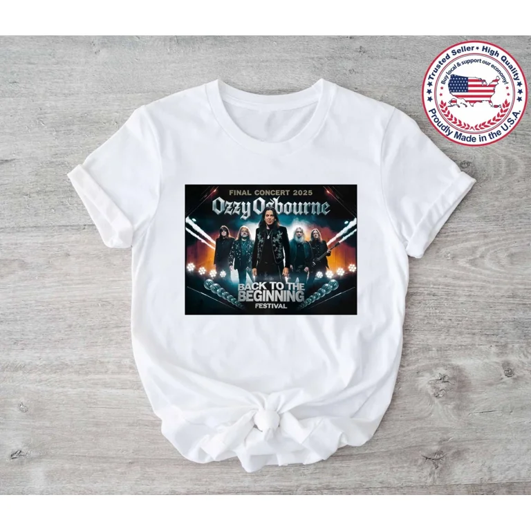 Ozzy Osbourne Black Sabbath Final Concert 2025 T-Shirt