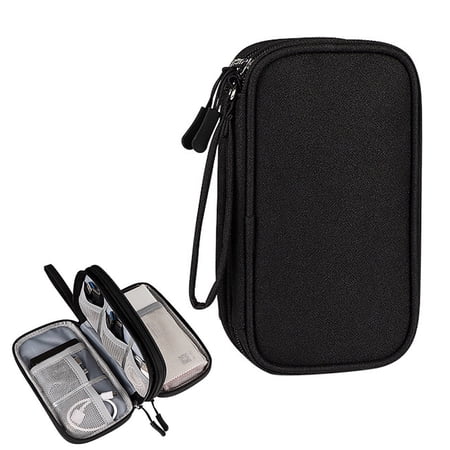 Large Electronics Organizer for Power Banks Cords & Headphones Waterproof Travel Cable Manager