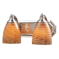 thumbnail image 3 of Bath and Spa 570-2 Bathroom Vanity Light with Cocoa Glass, 3 of 3