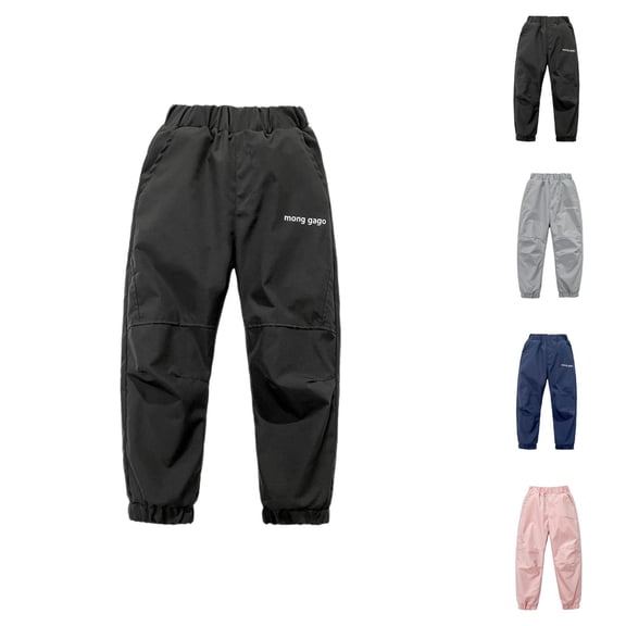 Girls Clothes Girls Snow Pants Insulated Winter Windproof Ski Trousers Thermal Lined Softshell Hiking Pants for Kids Outdoor Cold Weather Activities