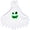 White ghost, variant on WIBACKER 3-12Y Halloween Kids Glow-in-the-Dark Ghost Costume, Boo Hooded Cloak with Scary Face, Dress Up Cosplay Cape