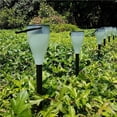 thumbnail image 3 of 6pcs Funnel Warm Light Lamp Colorful RGBW Solar Charging Earth Pluggable and Hanging Decoration Lamp, 3 of 8