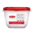 thumbnail image 1 of Hermético Rubbermaid Plástico Transparente y Tapa Roja 1.6 L, 1 of 4