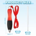 thumbnail image 2 of Uxcell 6Pcs Big Fat Pens, Red Weighted Pens with 6 Red Refills, 2 of 5