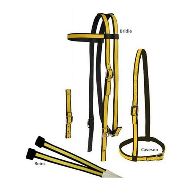 Jacks 453-NP-PU Two Tone Race Bridle Set, Neon Pink & Purple