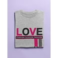 thumbnail image 3 of Love Fashion Belt Buckles Shaped T-Shirt Women -Image by Shutterstock, Female Small, 3 of 4