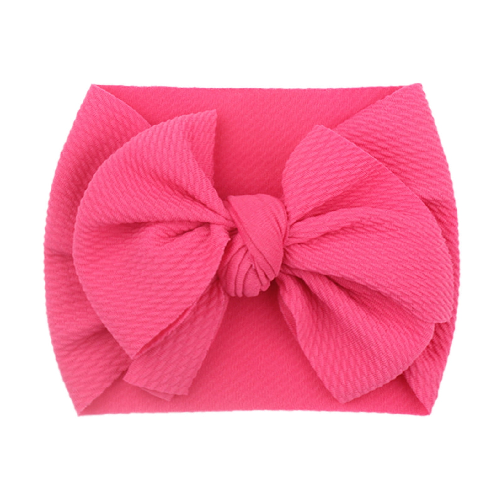 KVPLBQFD 10 Pack Bow Knot Headband for Baby Soft Big Flower Hairband Newborn Infant Soft Skin Friendly Headwraps Toddler Hair Accessories for Photography