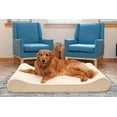 thumbnail image 3 of FurHaven Pet Dog Bed | Cooling Gel Memory Foam Orthopedic Ultra Plush Luxe Lounger Pet Bed for Dogs & Cats, Cream, Jumbo, 3 of 13