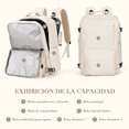 thumbnail image 2 of Mochila Para Laptop Viaje Con Gran Capacidad BEIGE, 2 of 5
