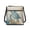 Sea Turtle and Marine Life, variant on Tutolipy Jaguar in Tropical Leaves Shoulder Bag, Fashion Sling Bag Durable Waterproof Crossbody Purse for Daily Storage Daily Use