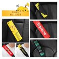 thumbnail image 2 of 1pcs Supreme Auto Niño Algodón Cinturón De Seguridad Para Coches Protección De Hombro Coche-Estilo Almohadilla En La Cubierta Del Cinturones De La Calle Moda, 2 of 4