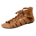 thumbnail image 2 of DIVVce Lace Up Gladiator Sandals For Women Open Toe Comfortable Non Slip Casual Footwear, 2 of 8