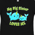 thumbnail image 4 of Inktastic My Sister loves me- cute narwhal Boys or Girls Toddler T-Shirt, 4 of 5