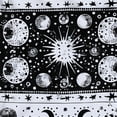 thumbnail image 5 of Orinice Stars Circles Black and White Bathroom Decor Set, Colorful Luxurious Graphic Print Polyester Fabric Fashion Shower Curtain with Hooks 36x72, 5 of 7