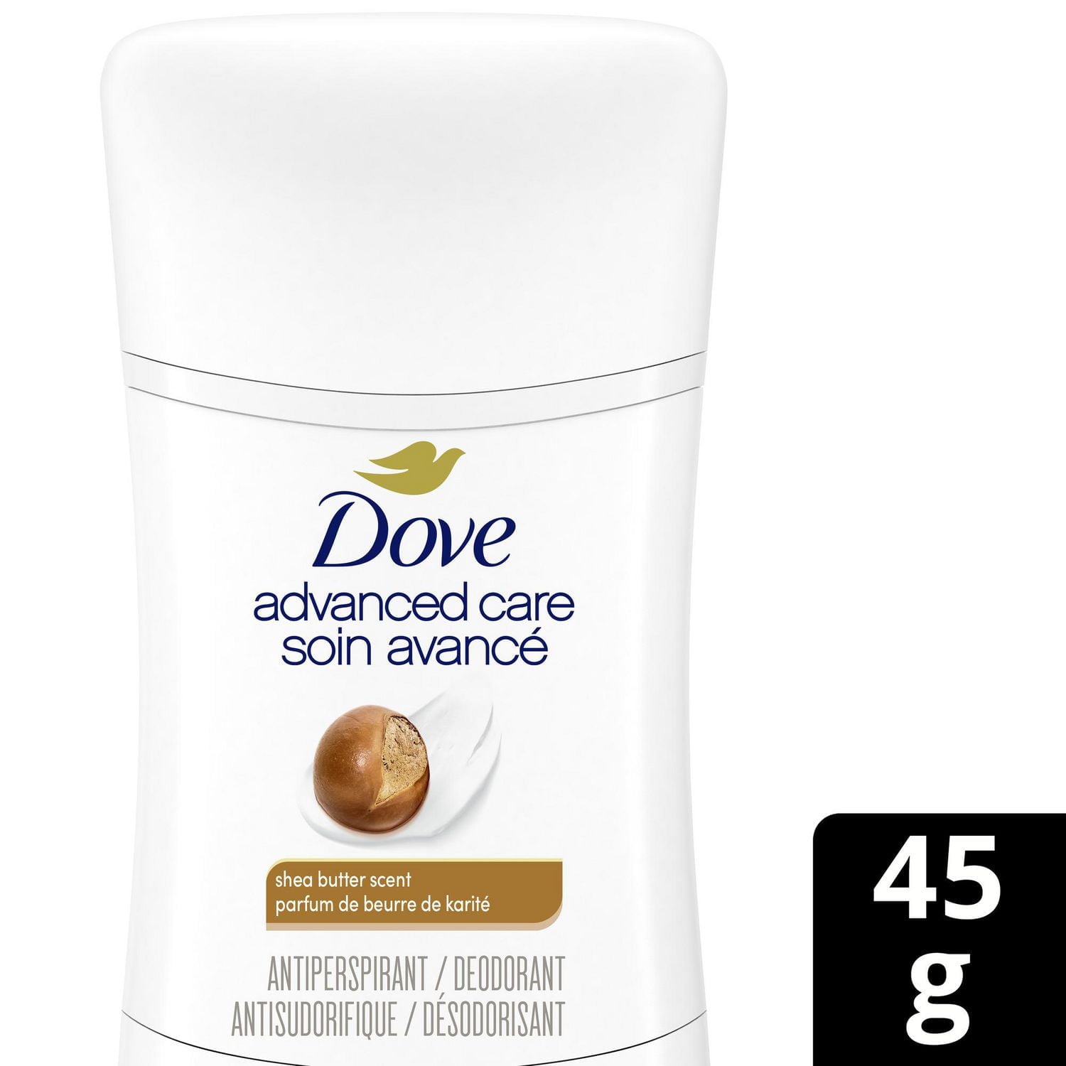 DoveAdvancedCareAntiperspirantDeodorantforWomenSheaButterScentwithPro-CeramideTechnologyforSoft,ResilientSkin,45g