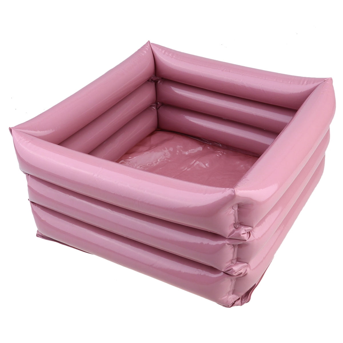 Foot Cleaning Container Inflatable Cleaning Sink Portable Body Washing Basin PVC Basin for Patient Family Travel (Random Bottom