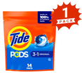 thumbnail image 2 of Tide PODS Liquid Laundry Detergent Pacs, Original Scent, 14 Count (1-Pack), 2 of 5