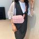 thumbnail image 4 of Bolso bandolera hinchado con cierre de cremallera y relleno para mujer, bolso de viaje para mujer, 4 of 9