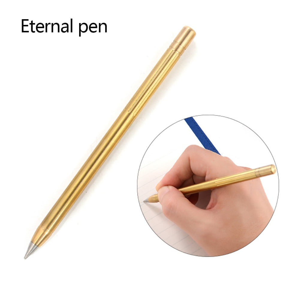 1X Students Pen Painting Colored Ink Metal Pens Office Writing School Tools