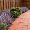thumbnail image 6 of JLFNYA Heart Shaped Artificial Boxwood Stake, 14.17", Faux Boxwood Heart Stake, Valentine Yard Stakes, Outdoor Garden Wedding Valentine’s Day Decorative, 6 of 8