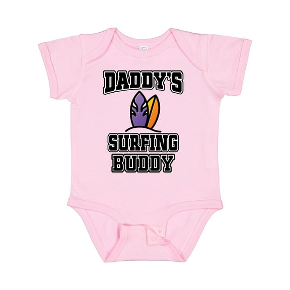 Inktastic Daddy Surfing Buddy Kids Surfer Boys or Girls Baby Bodysuit