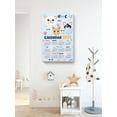 thumbnail image 2 of Calendar 2021 Canvas Wall Art for Kids Boys Girls Nursery Play Room Decor Ideas Funny Cats Baby Room Animal Illustration, 2 of 7