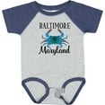 thumbnail image 3 of Inktastic Baltimore Maryland Vacation Blue Crab Boys or Girls Baby Bodysuit, 3 of 5