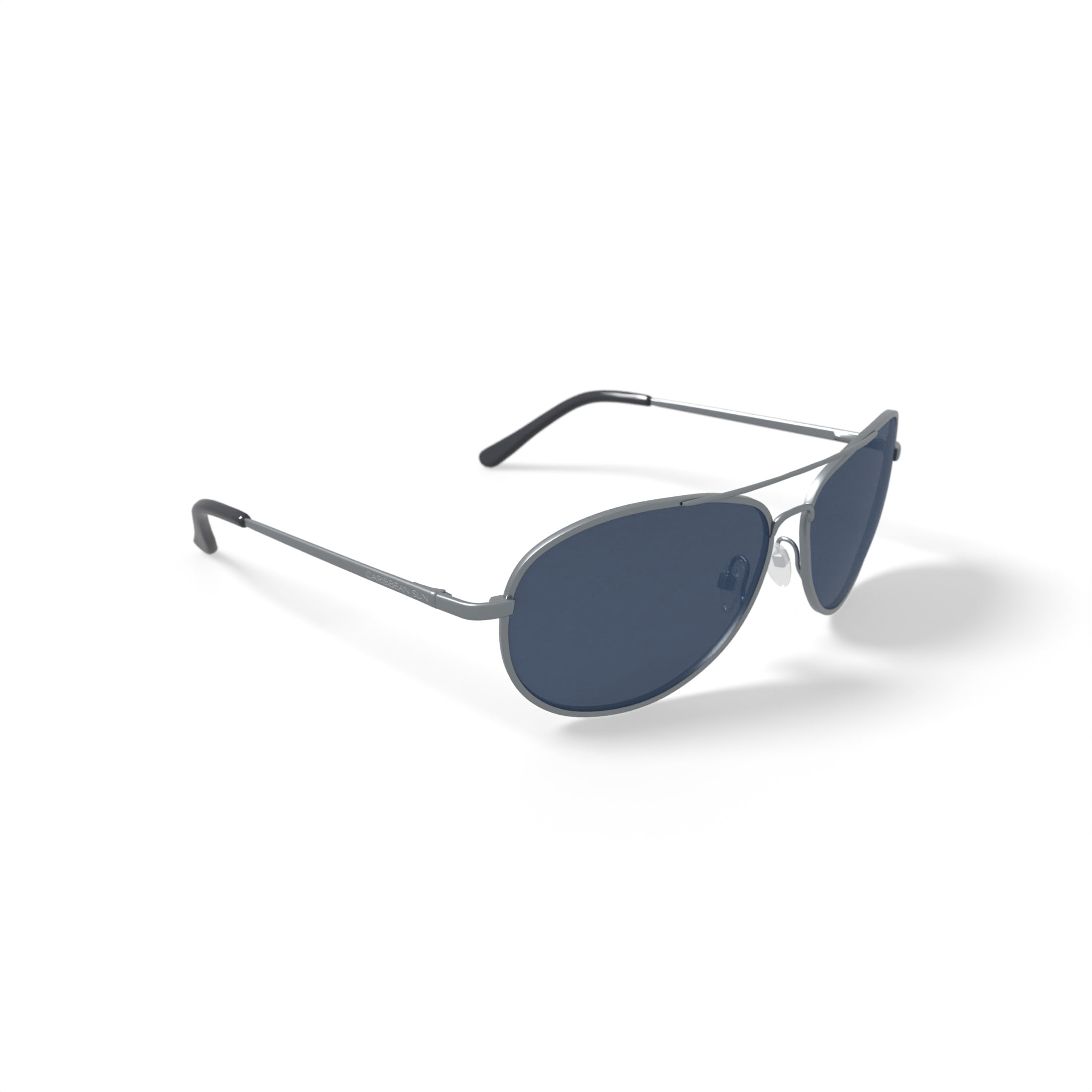 Caribbean Sun Rx'able Unisex Polarized Sport Sunglasses, St. Maarten, Gunmetal, 64-15-135