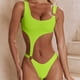 thumbnail image 2 of Conjunto de bikini con estilo para mujer Traje de baño Siamés relleno Tiene una almohadilla en el pecho Sin soporte de acero Ropa de playa OAVQHLG3B Store lin121212, 2 of 4