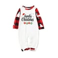 Pxxlle 2024 Christmas Family Matching Pajamas Plus Size Long Sleeve