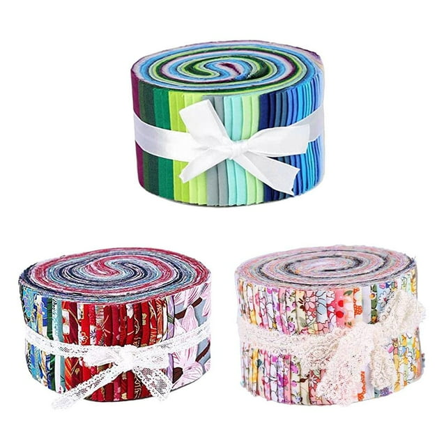 GUOOL 108Pack Strips 2.5 Inch Sewing Quilting DIY Precut Craft Cloth