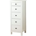 thumbnail image 1 of Bowery Hill Commode Transitionnelle 5 Tiroirs Lingerie en Blanc, 1 of 3