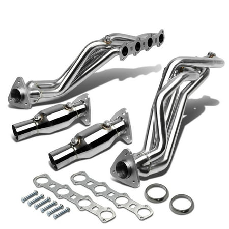For 99-04 Ford F-150 High-Performance 4-PC Stainless Steel Exhaust Header Kit 00 01 02 (Best Exhaust For Ford F150)