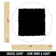 thumbnail image 2 of Sketchy Solid Square Self-Inking Rubber Stamp Ink Stamper - Black Ink - Medium 1 Inch, 2 of 7