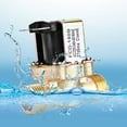 thumbnail image 3 of 2X VáLvula Magnética Eléctrica de Solenoide Eléctrica de Latón Normalmente Cerrada de 1/2 Pulgada Y 220 V para Control de Agua para la Industria de Líquidos QuíMicos, 3 of 8