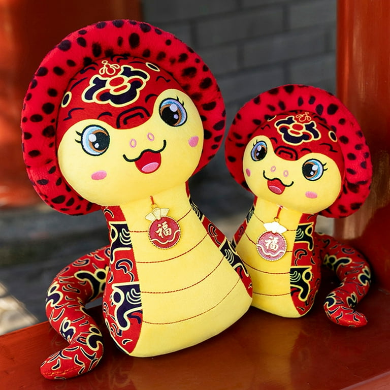 Chinese Style Snake Plush Toy Stuffed Zodiac Snake Mascot Chinese Style Snake Plush Toy Stuffed Zodiac Snake Mascot