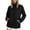Black, variant on Womens Windbreaker Jacket Hooded Lightweight Waterproof Long Sleeve for Outdoor Hiking and Travel,Khaki M