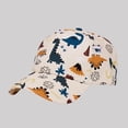 thumbnail image 3 of CYRBOKO Cotton, Soft Top Breathable Cotton Adjustable Baseball Hats for Kids Beige Size 2-6 T, 3 of 5