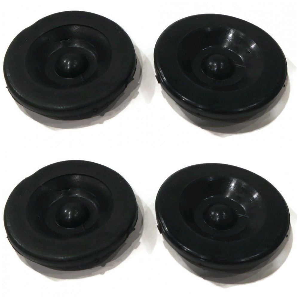 (4) New RUBBER GREASE PLUG Hub Dust Caps for Dexter EZ Lube Trailer