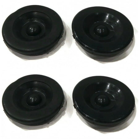 (4) New RUBBER GREASE PLUG Hub Dust Caps for Dexter EZ Lube Trailer Camper Axle by The ROP