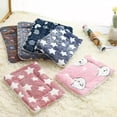 thumbnail image 4 of Soft Dog Bed Mats Warm Cat Bed Soft Fleece Pet Blanket Puppy Sleep Mat Kitten Mattress Cushion for Small Dogs Cat Accessories ShopWise Round, 4 of 17