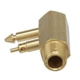 thumbnail image 4 of Seachoice Deluxe Fuel Connector for OMC (J/E), Brass, Male Tank Fitting 1/4" NPT, 4 of 5