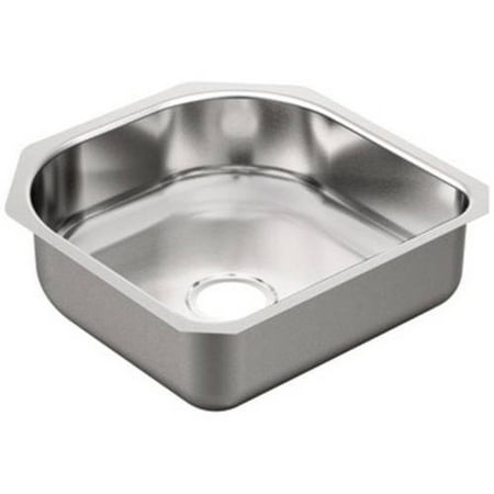 Moen G20160 Single Basin Undermount Steel Kitchen Sink