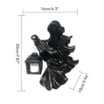 thumbnail image 2 of Fantasma de resina con linterna, estatua de mensajero del infierno, escultura de Halloween, decoración de jardín, 2 of 5
