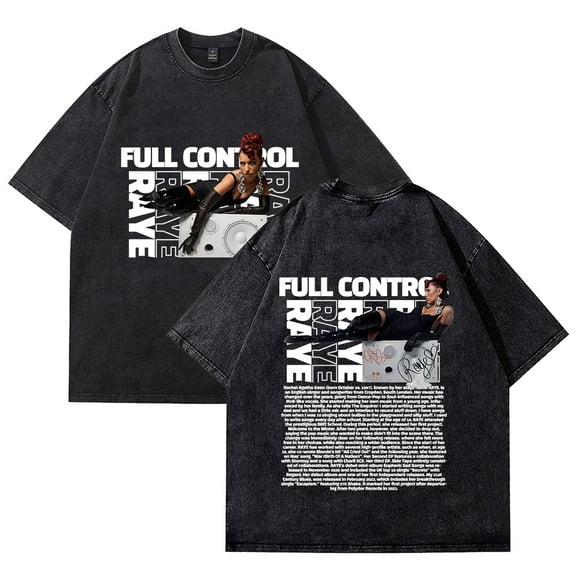 Raye T-shirt Crewneck Short Sleeve Tee Women Men Streetwear Tops Hip Hop Clothes Cotton T-shirt